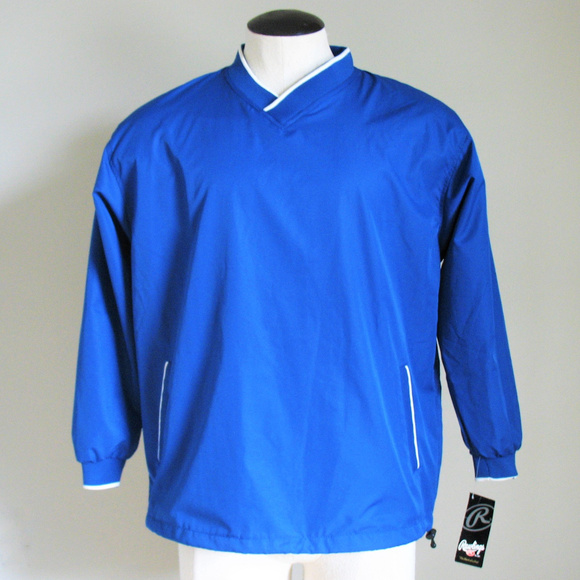 Youth RAWLINGS Pullover Lined Windbreaker Jacket - Picture 1 of 7